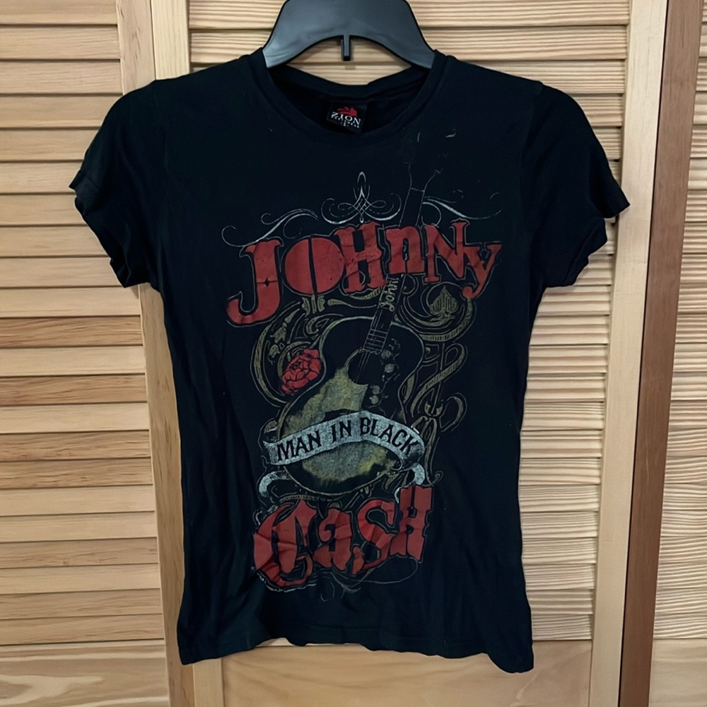 Johnny Cash Man In Black Tee